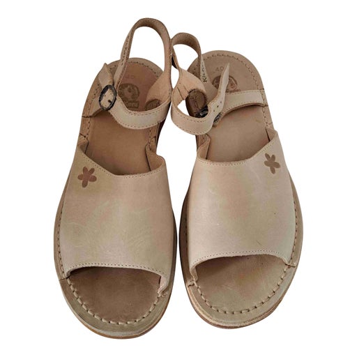Sandales en cuir
