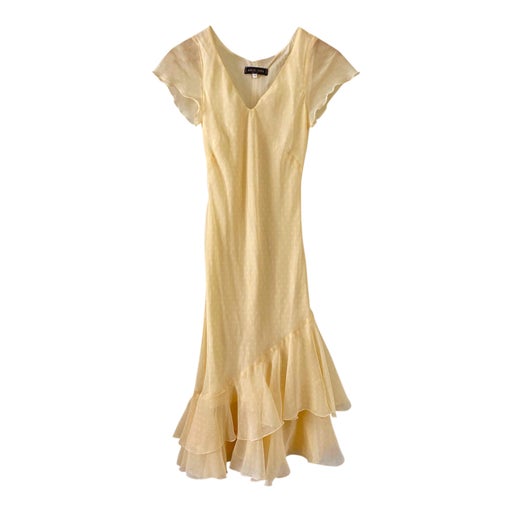 Robe midi à pois
