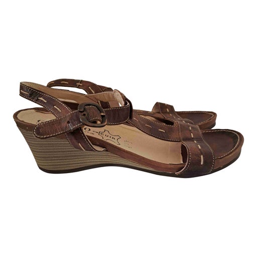 Sandales en cuir