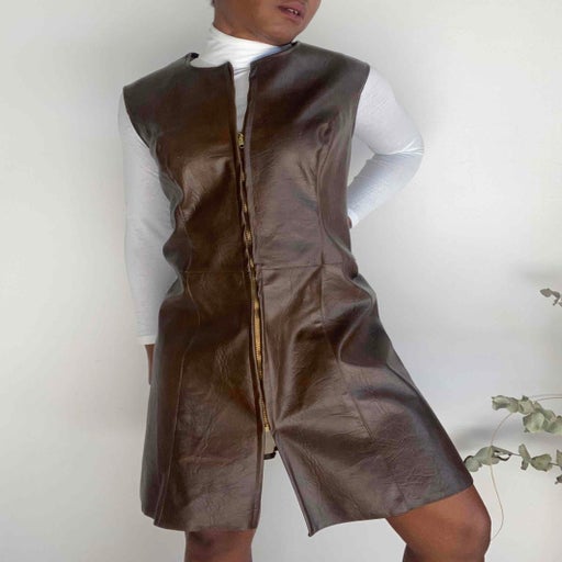 leather dress