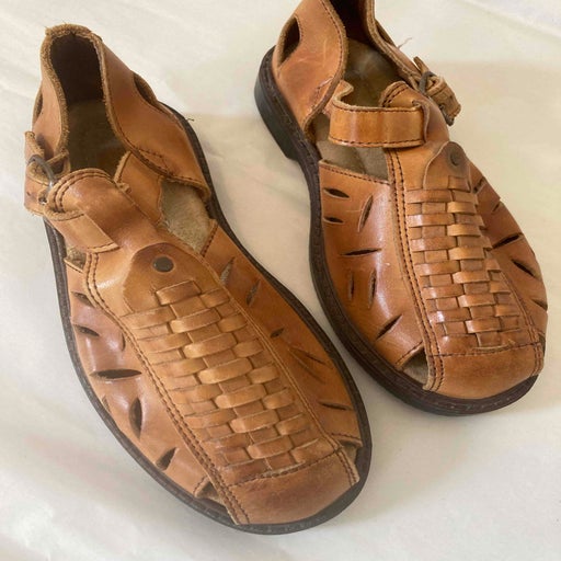 Sandales en cuir 