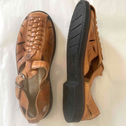Sandales en cuir 