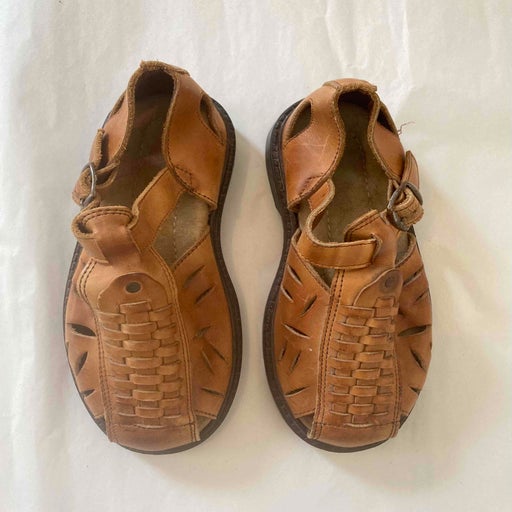 Sandales en cuir 