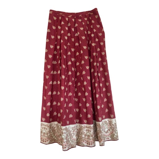 Long cotton skirt