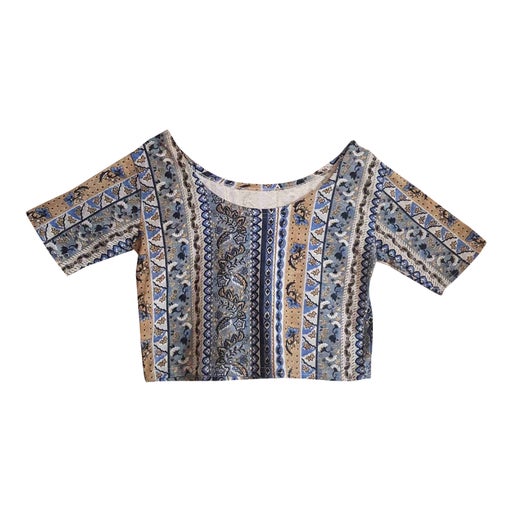Provencal crop top