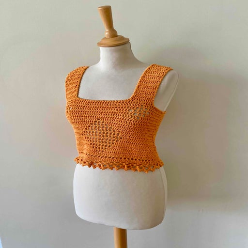 Crop Top en crochet