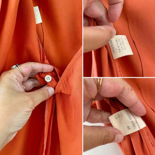 Robe portefeuille en soie
