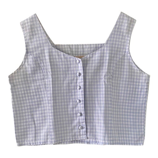 Crop top vichy