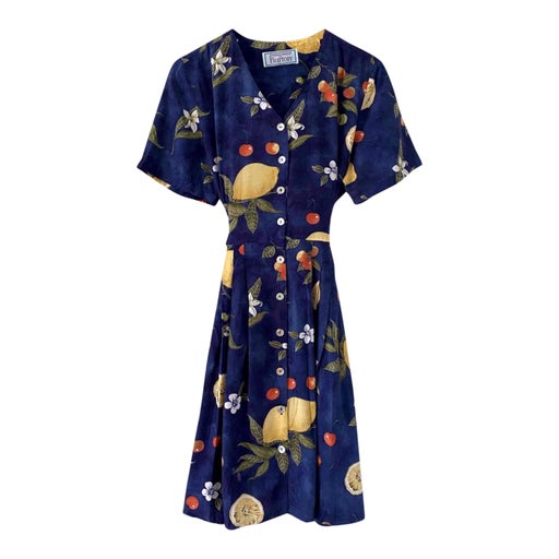 Fruit Button Dress