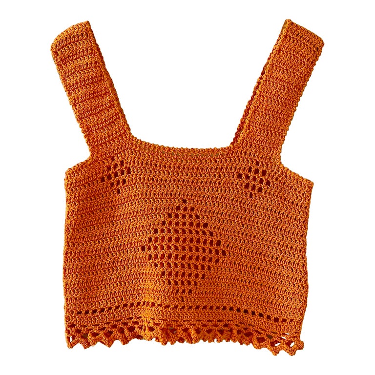 Crop Top en crochet