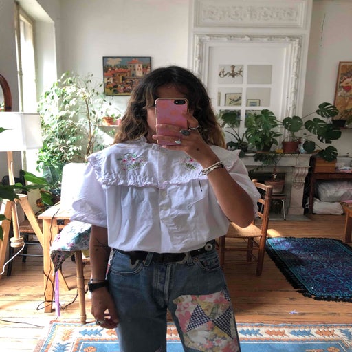 Blouse brodée 