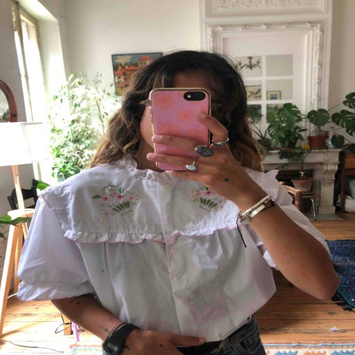 Blouse brodée 