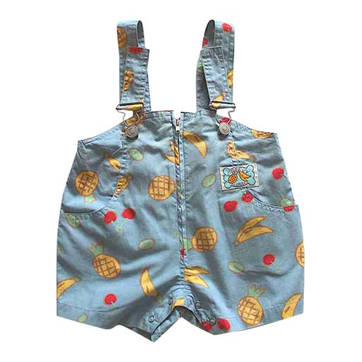 Salopette short en coton