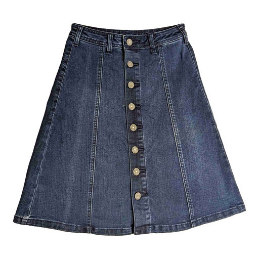 Denim mini skirt
