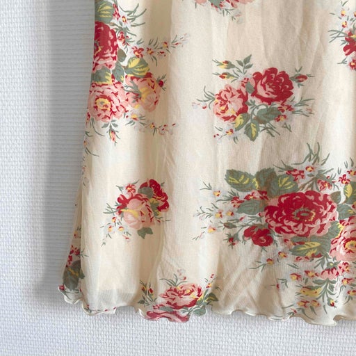 Robe longue à fleurs