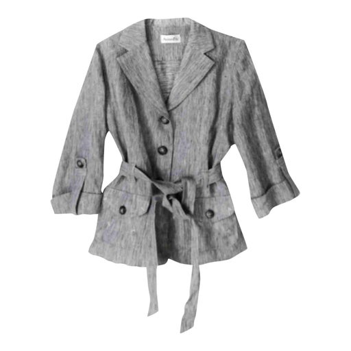 Linen safari jacket