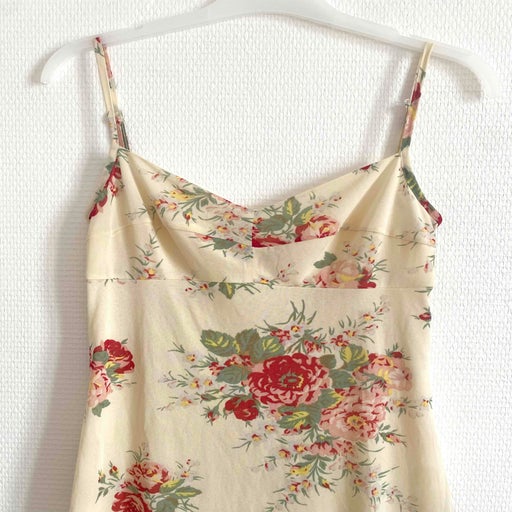 Robe longue à fleurs