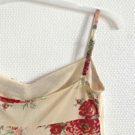 Robe longue à fleurs