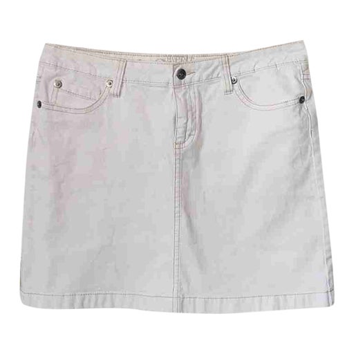Denim mini skirt