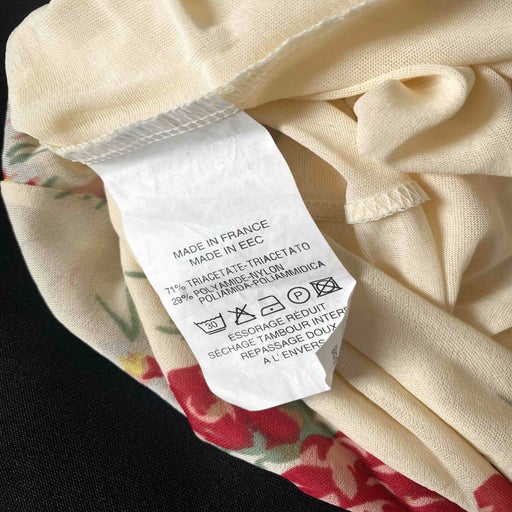 Robe longue à fleurs