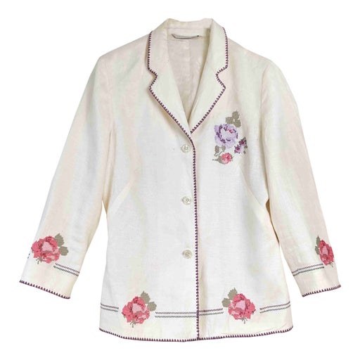 Blazer en lin Laura Ashley