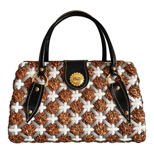 Sac à main en paille