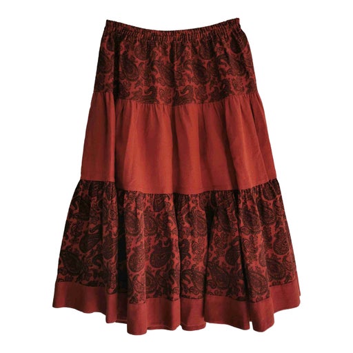 Long cotton skirt
