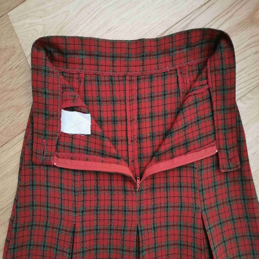 Wool mini skirt