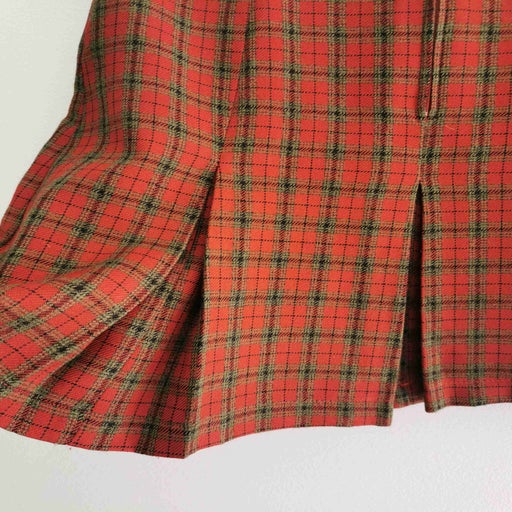 Wool mini skirt