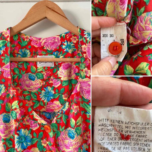 Robe longue à fleurs