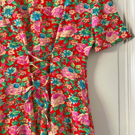 Robe longue à fleurs