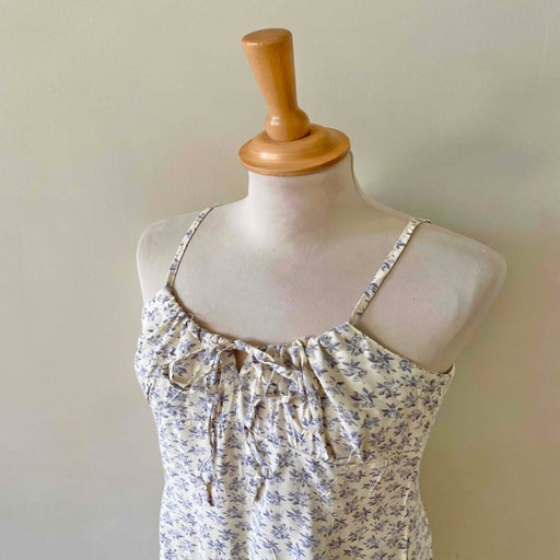 Robe longue à fleurs