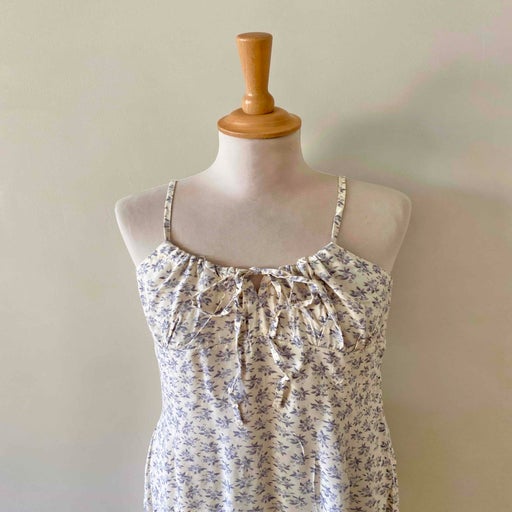 Robe longue à fleurs