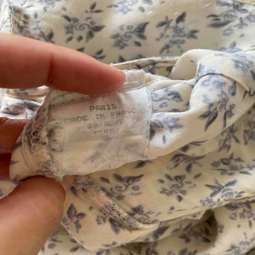 Robe longue à fleurs