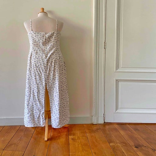 Robe longue à fleurs