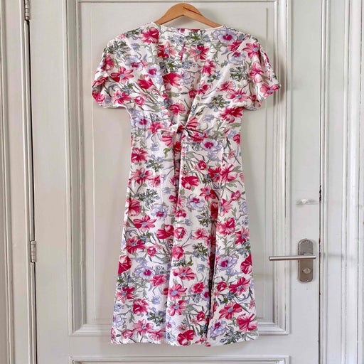Robe longue à fleurs