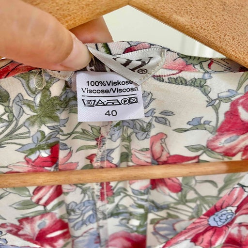 Robe longue à fleurs