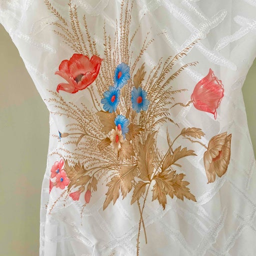 Robe nuisette à fleurs 