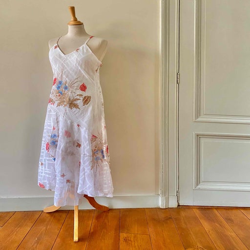 Robe nuisette à fleurs 