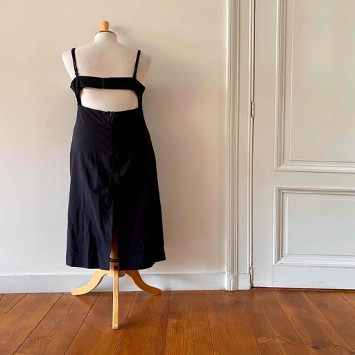Robe longue dos nu