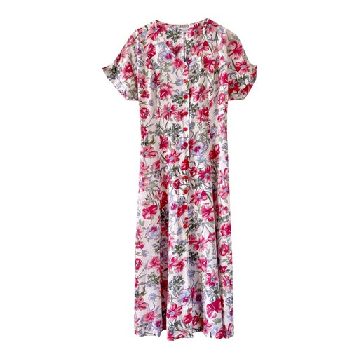 Robe longue à fleurs