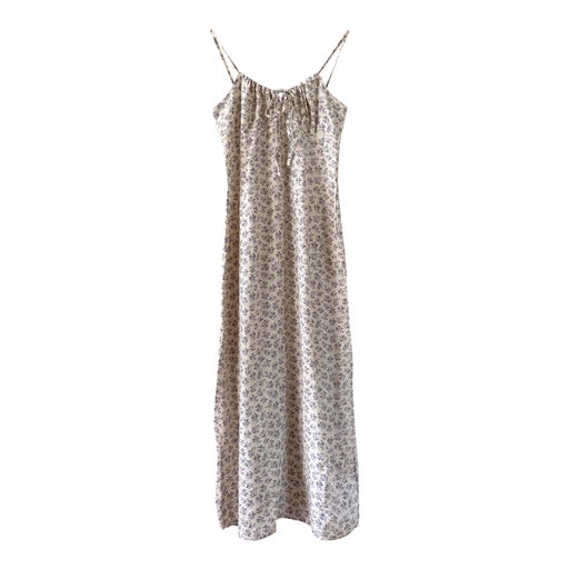 Robe longue à fleurs