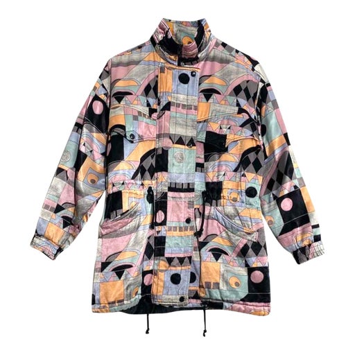 Parka à motifs