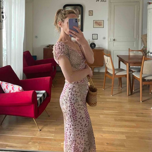 Leopard floral set