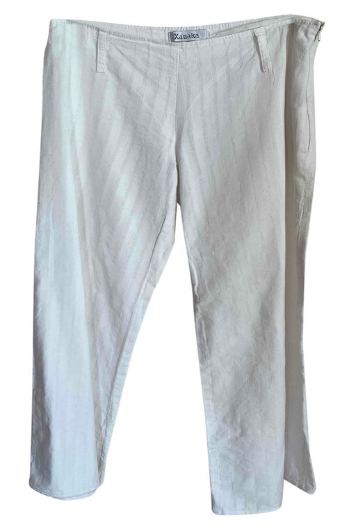 Wide cotton pants