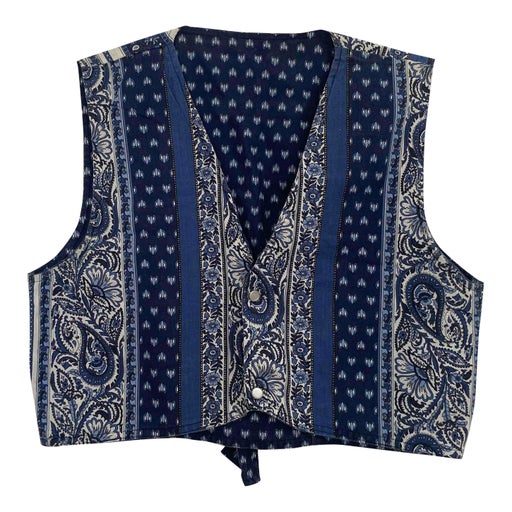 Sleeveless cotton vest