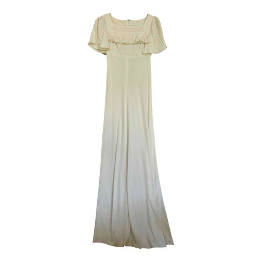 Robe longue blanche