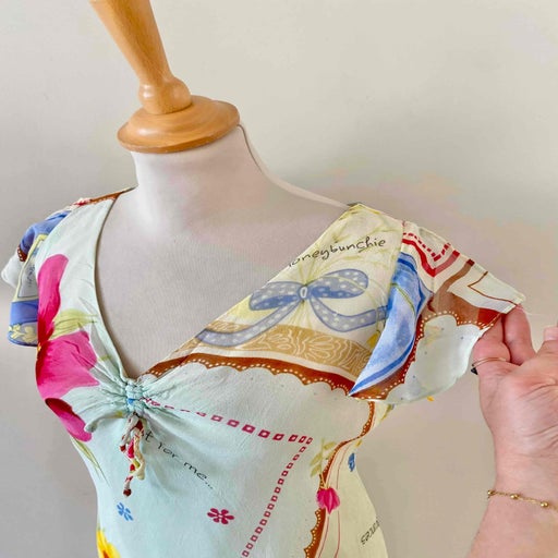 Robe midi patchwork