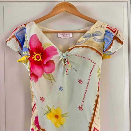 Robe midi patchwork