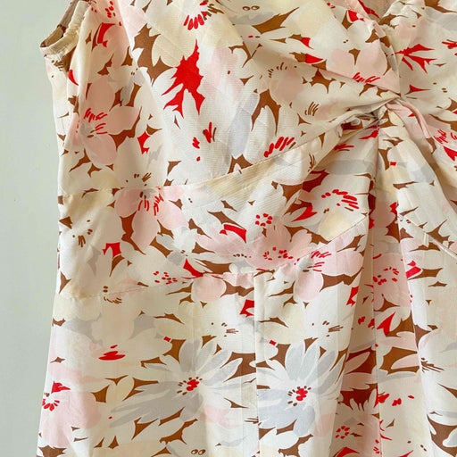 Robe midi en soie
